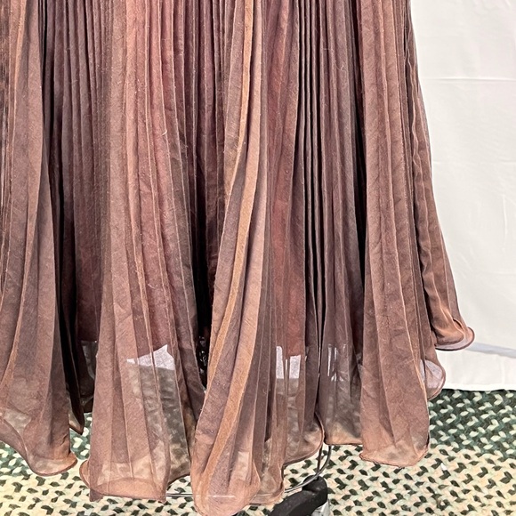 VINTAGE MCM mid century‎ Miss Elliette ruffle accordion pleated dress 60s 50s - Picture 11 of 17